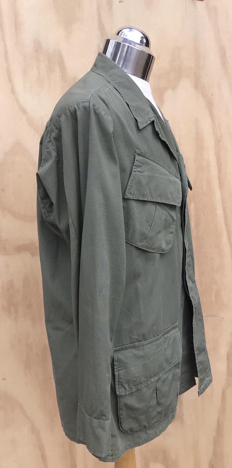 US Vietnam War Period Coat , Man's, Rip Stop Combat Tropical. — image 2