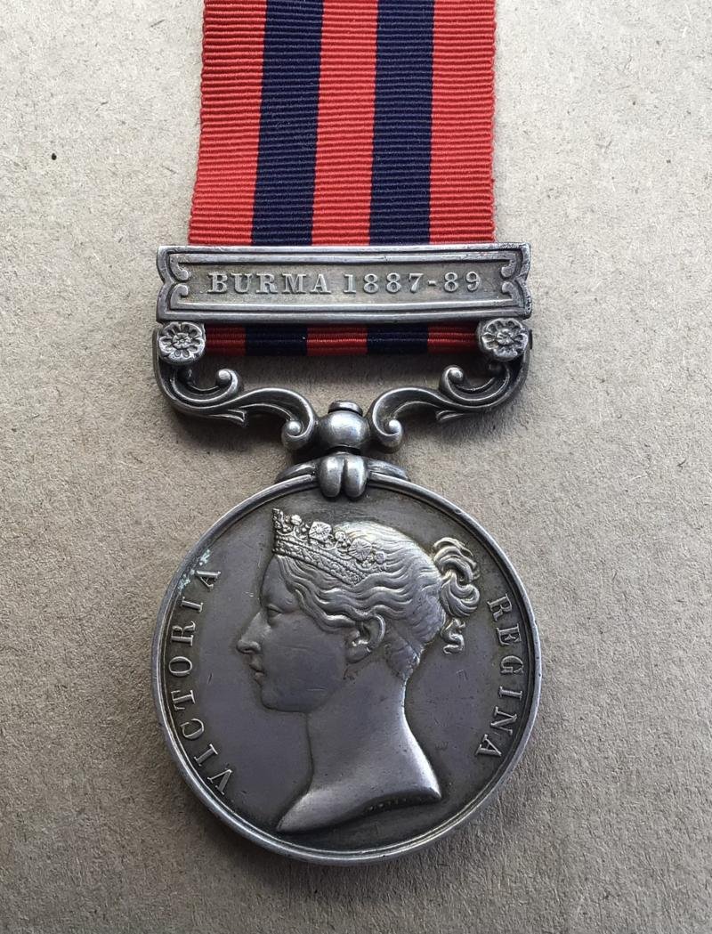 India General Service Medal1854 - Munster Fusiliers — image 2