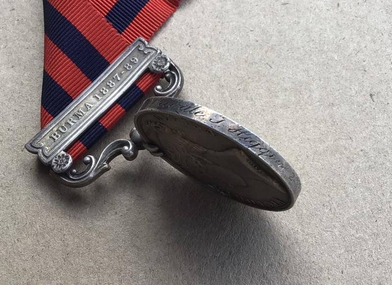 India General Service Medal1854 - Munster Fusiliers — image 5