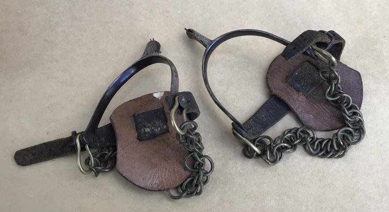 Boer War-WW1 Period Officers Riding Spurs. — image 2