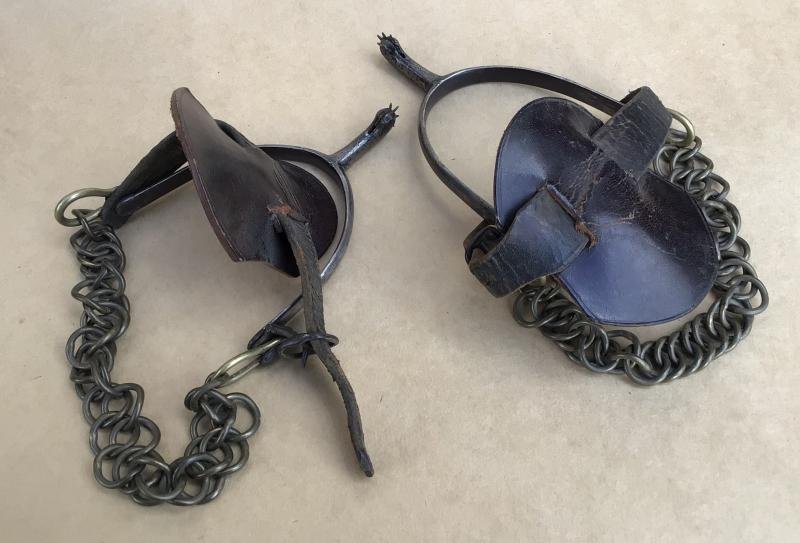 Boer War-WW1 Period Officers Riding Spurs. — image 3