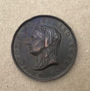 British 1897 Queen Victoria Jubilee Medallion