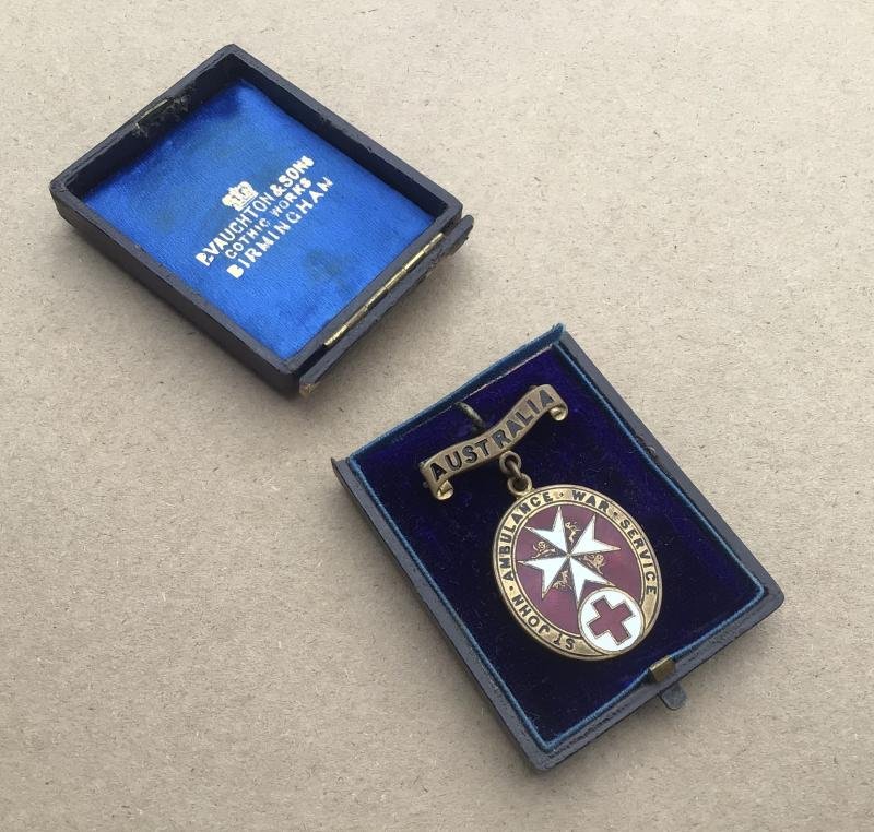 Australia WW1 Nurses Rare St John's Overseas War Service Badges — image 8