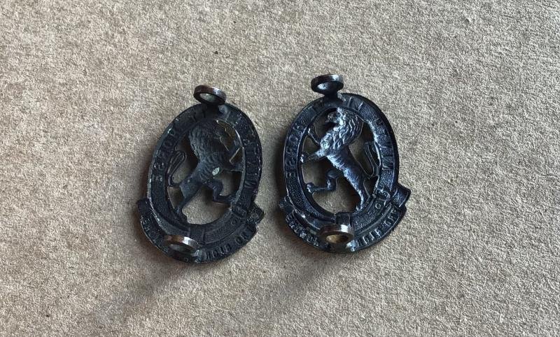 1930-42 9th Light Horse Collar Badges — image 2