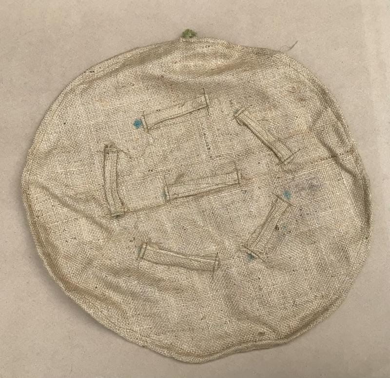 WW2 Original British / NZ WW2 Hessian Helemt Cover — image 5