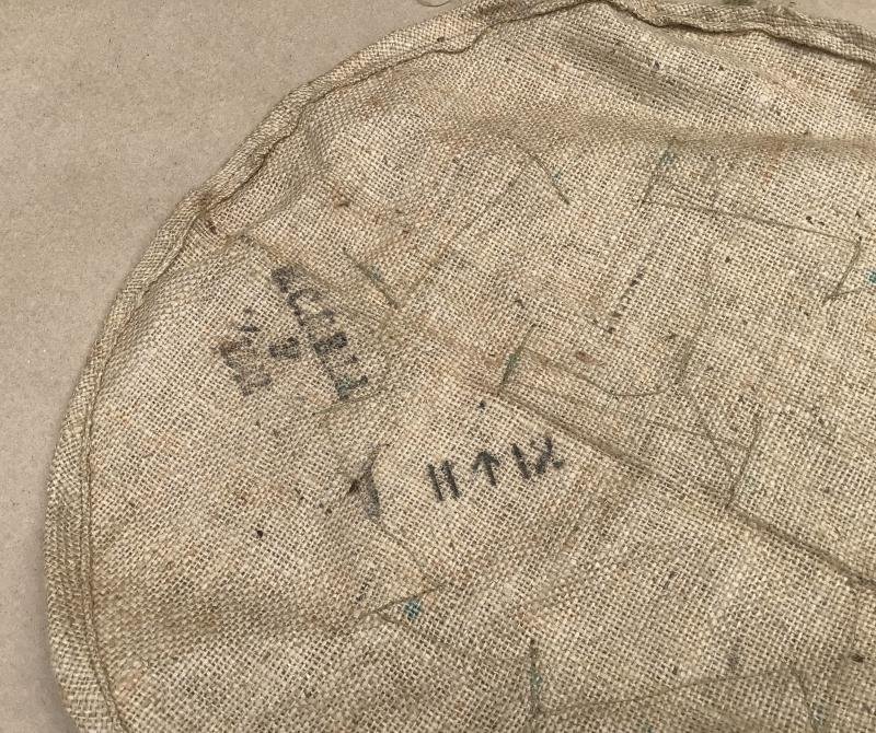 WW2 Original British / NZ WW2 Hessian Helemt Cover — image 6