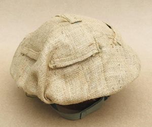WW2 Original British / NZ WW2 Hessian Helemt Cover