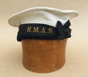 WW2 RAN 'HMAS' Ratings Cap