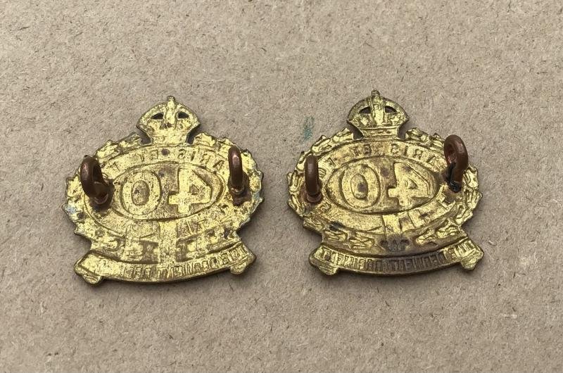 1930-42 40th Bn Collar Badges — image 2