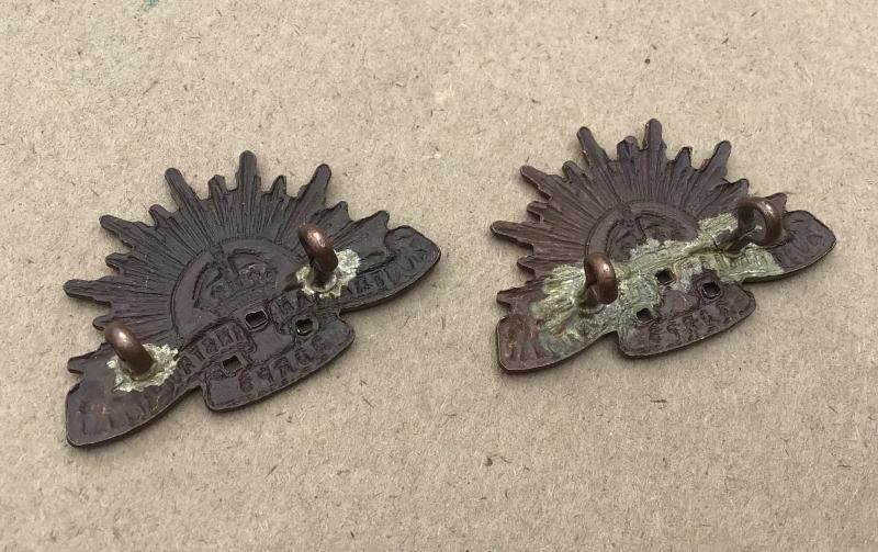 1930-42 Australian Instructional Corps Collar Badges — image 2