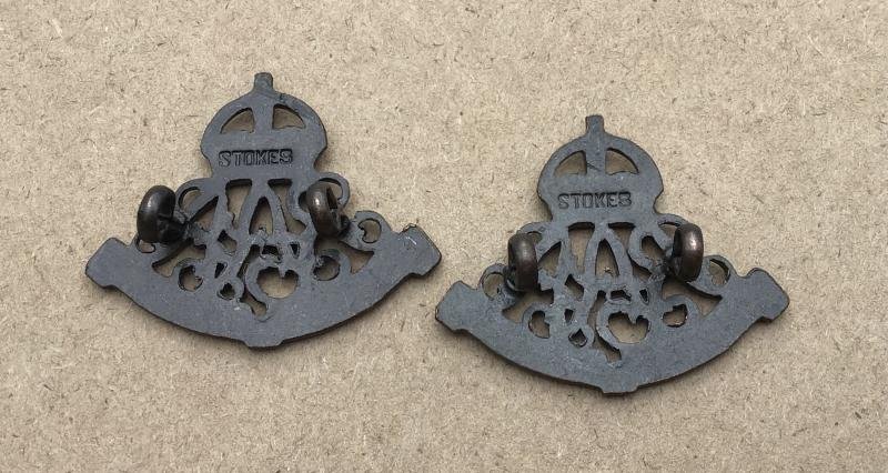 1930-42 Royal Australian Artillery Collar Badges — image 2