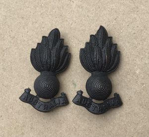 1930-42 Australian Enginners Officers Collar Badges