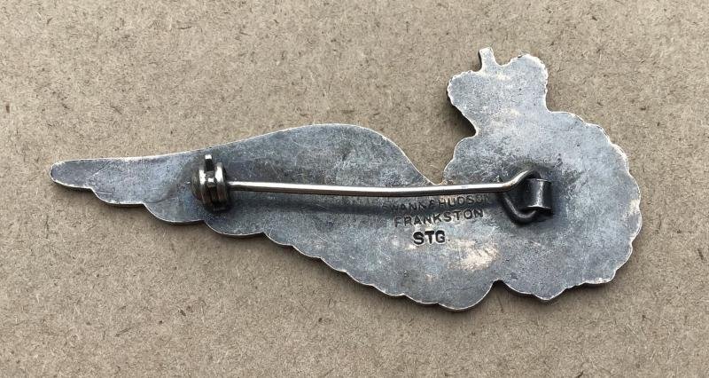 RAAF Flight Steward Sterling Silver Half Wing Brevet — image 2