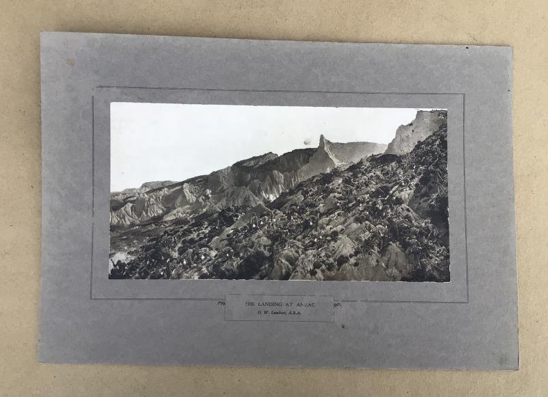 Australia WW1 Landing at ANZAC Original Lambert Print — image 3