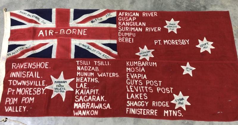 Australia Immediate Post WW2 AASC Regimental Red Ensign Flag — image 3