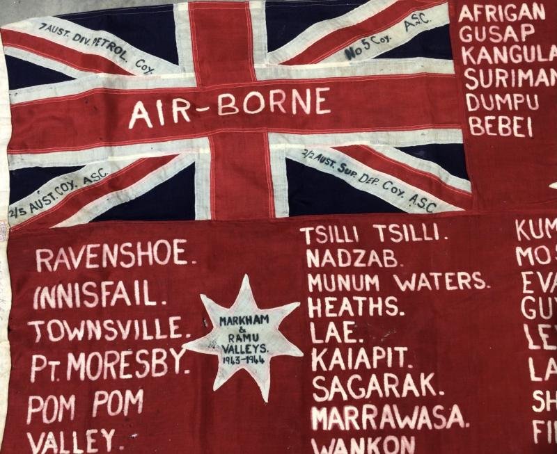 Australia Immediate Post WW2 AASC Regimental Red Ensign Flag — image 4