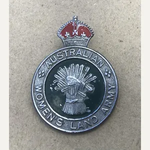 Australia WW2 Women's Land Army Hat Badge