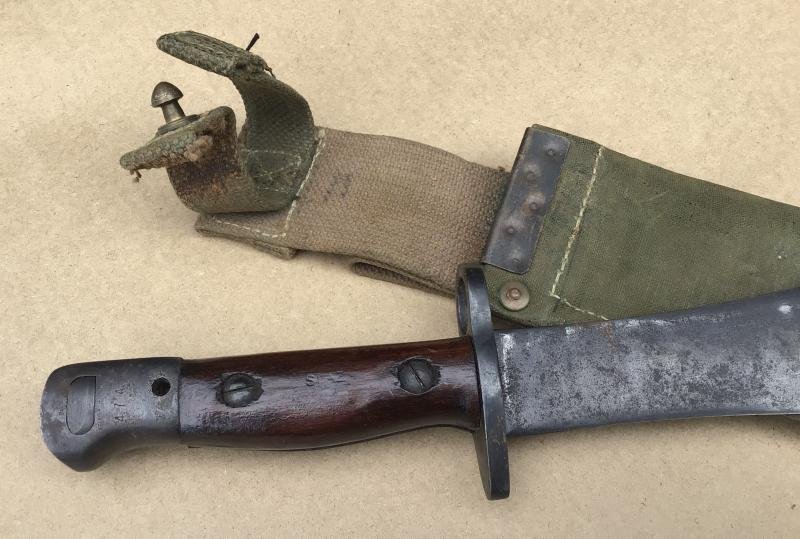 Australia WW2 Rare Jungle Machette Bayonet — image 3