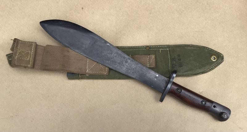 Australia WW2 Rare Jungle Machette Bayonet — image 5