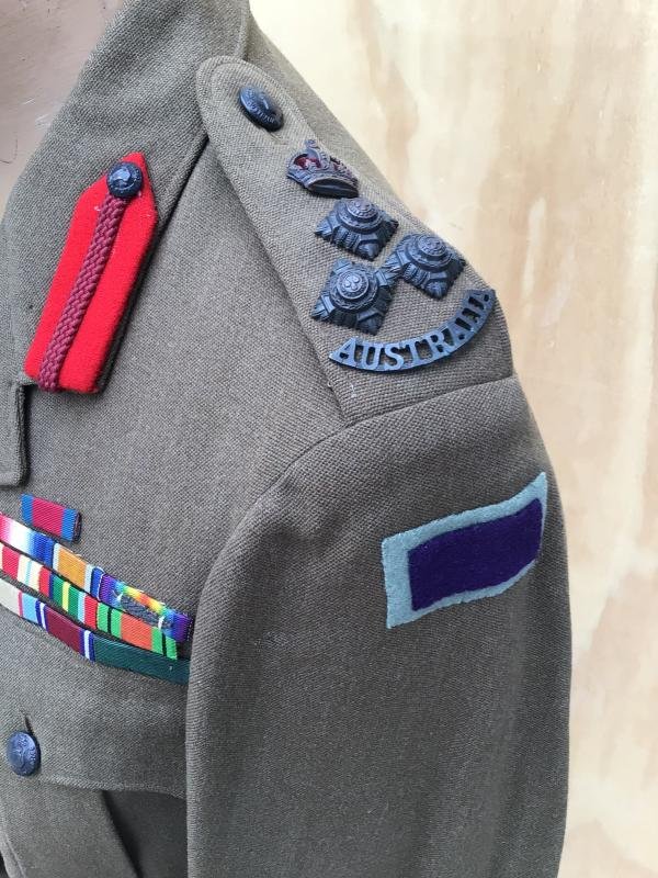 Australia WW2 Attributed 6th Division Engineers Brigadiers Service Dress Tunic — image 3