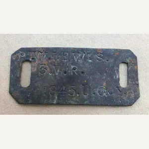 Australia Pre-Federation Victorian Rangers Kit Bag Name Plate