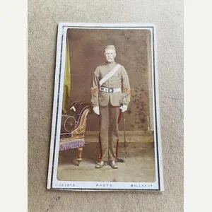 A Rare Pre-Federation Ballarat Rangers CDV Photograph