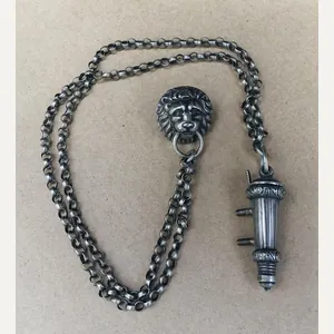 Australia: Pre Fed Officers Cross Belt Chain and Whistle