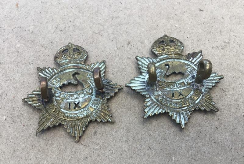 1930-42 11th Infantry Battalion Collar BadgeS — image 2