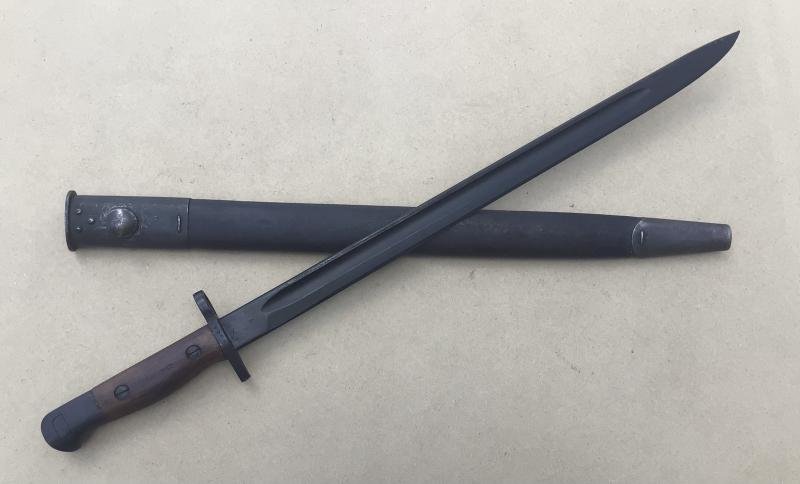 Australia WW2 Refirbished WW1 Lithgow Pattern 1907 Bayonet — image 3