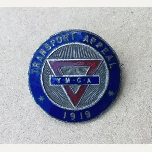 Australia WW1 1919 YMCA Transport Appeal Lapel Badge