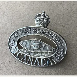 Canada WW2 The Essex Regiment (Tank) Hat Badge