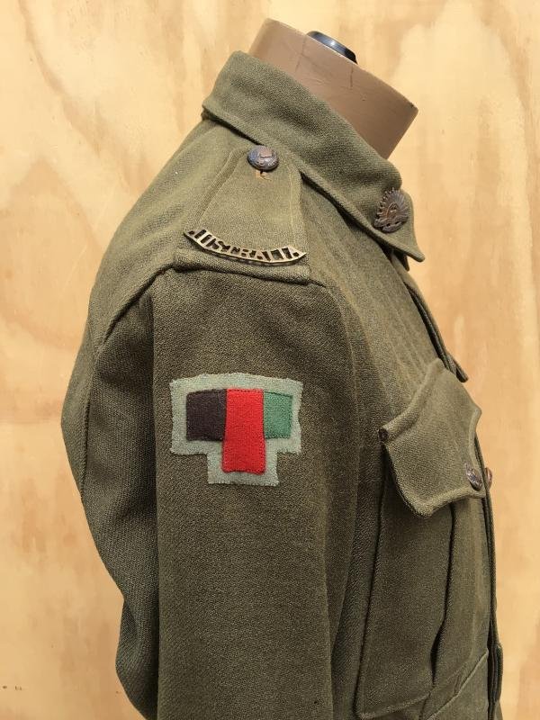Australia WW2 Named 2/9th Cavalry Regiment Troopers Servcie Dress Tunic. — image 6