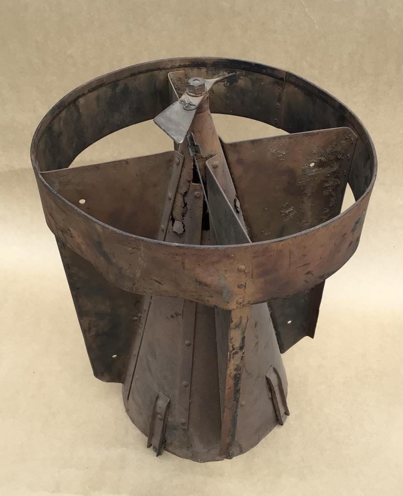 Australia WW2 RAAF 250-500 lb Aerial Bomb Tail Fin — image 5