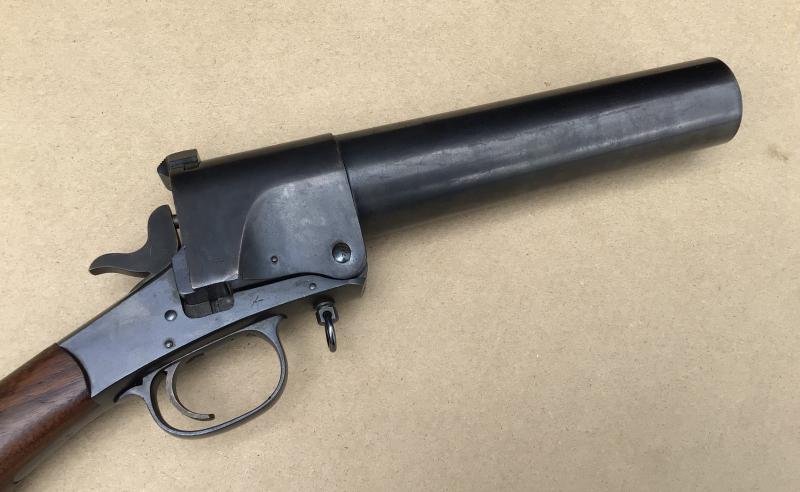 Original British WW1 MKI Harrington & Richardson 37mm Shoulder Fired Flare Gun — image 2