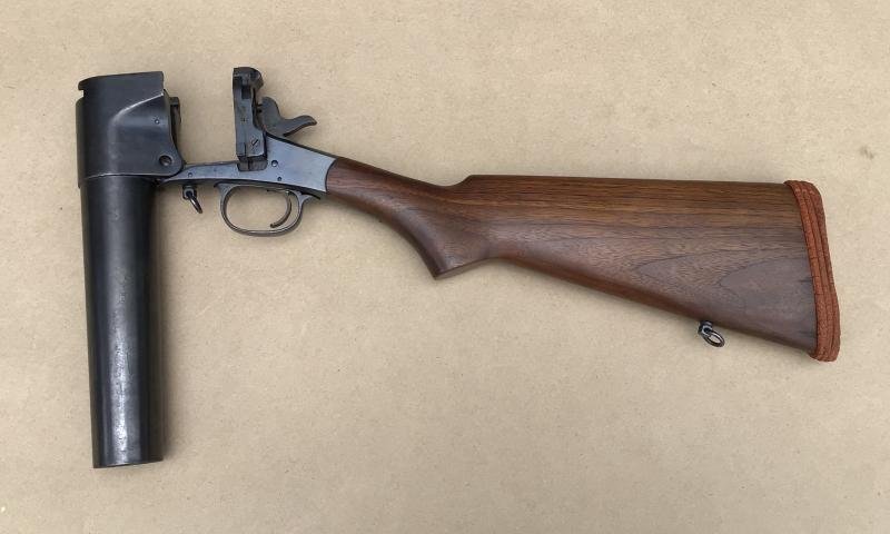 Original British WW1 MKI Harrington & Richardson 37mm Shoulder Fired Flare Gun — image 4