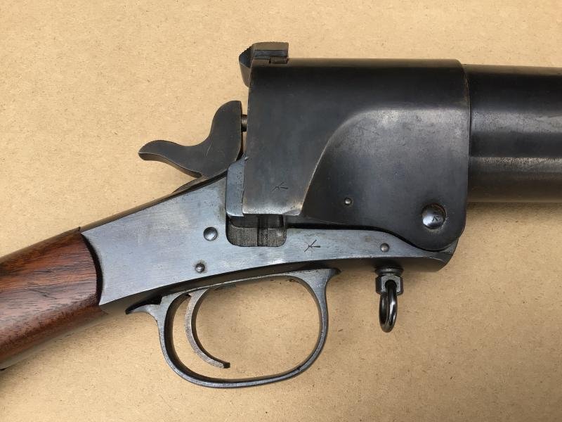 Original British WW1 MKI Harrington & Richardson 37mm Shoulder Fired Flare Gun — image 5