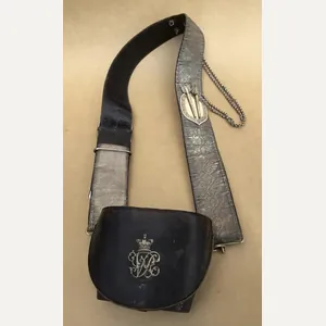 Australian Pre-Federation Volunteer Officers Cross Belt and Binocular Pouch