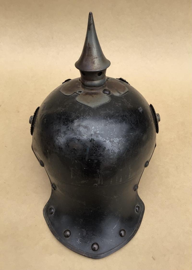 WW1 German Jager Zu Pferde Other Rank Helmet - 1916 — image 5