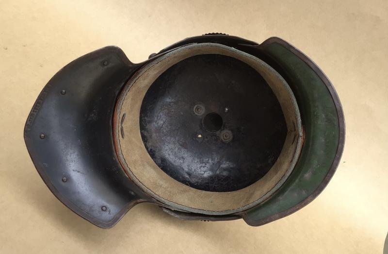 WW1 German Jager Zu Pferde Other Rank Helmet - 1916 — image 6