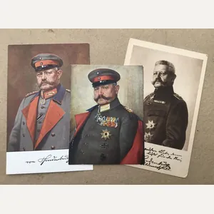 WW1 Imperial German Hindenburg Postcards