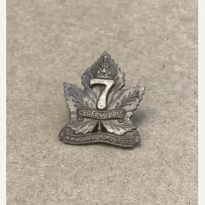 1930-42 7th Infantry Battalion Collar Badge