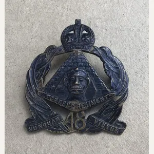 1930-42 48th Infantry Battalion Hat Badge