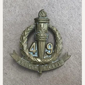 1930-42 49th Infantry Regiment Hat Badge