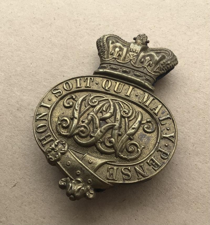 British Victorian Period Grenadier Guards Valise Badge