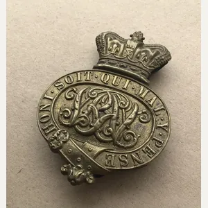 British Victorian Period Grenadier Guards Valise Badge
