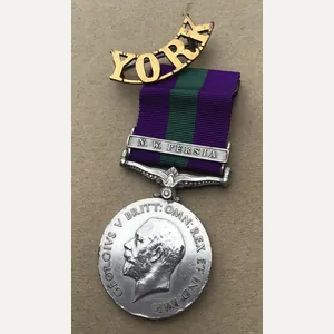 General Service Medal 1918-62 GVR - York and Lancaster Regt