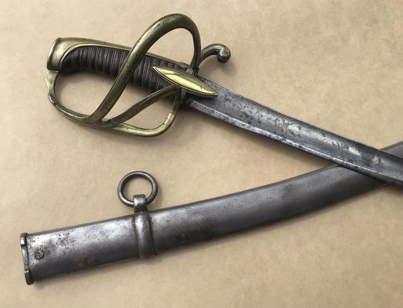 FRENCH NAPOLEONIC MODEL AN XI LIGHT CAVALRY OFFICER'S SWORD — image 2
