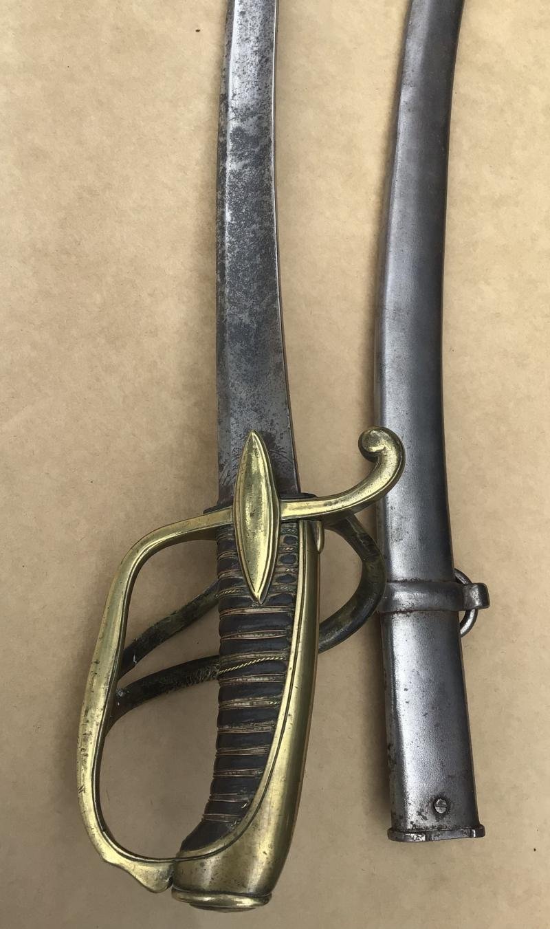 FRENCH NAPOLEONIC MODEL AN XI LIGHT CAVALRY OFFICER'S SWORD — image 5