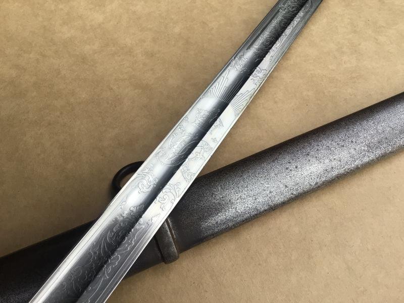 British 1845 Pattern 'Gothic Hilt' Infantry Officers Sword. — image 5