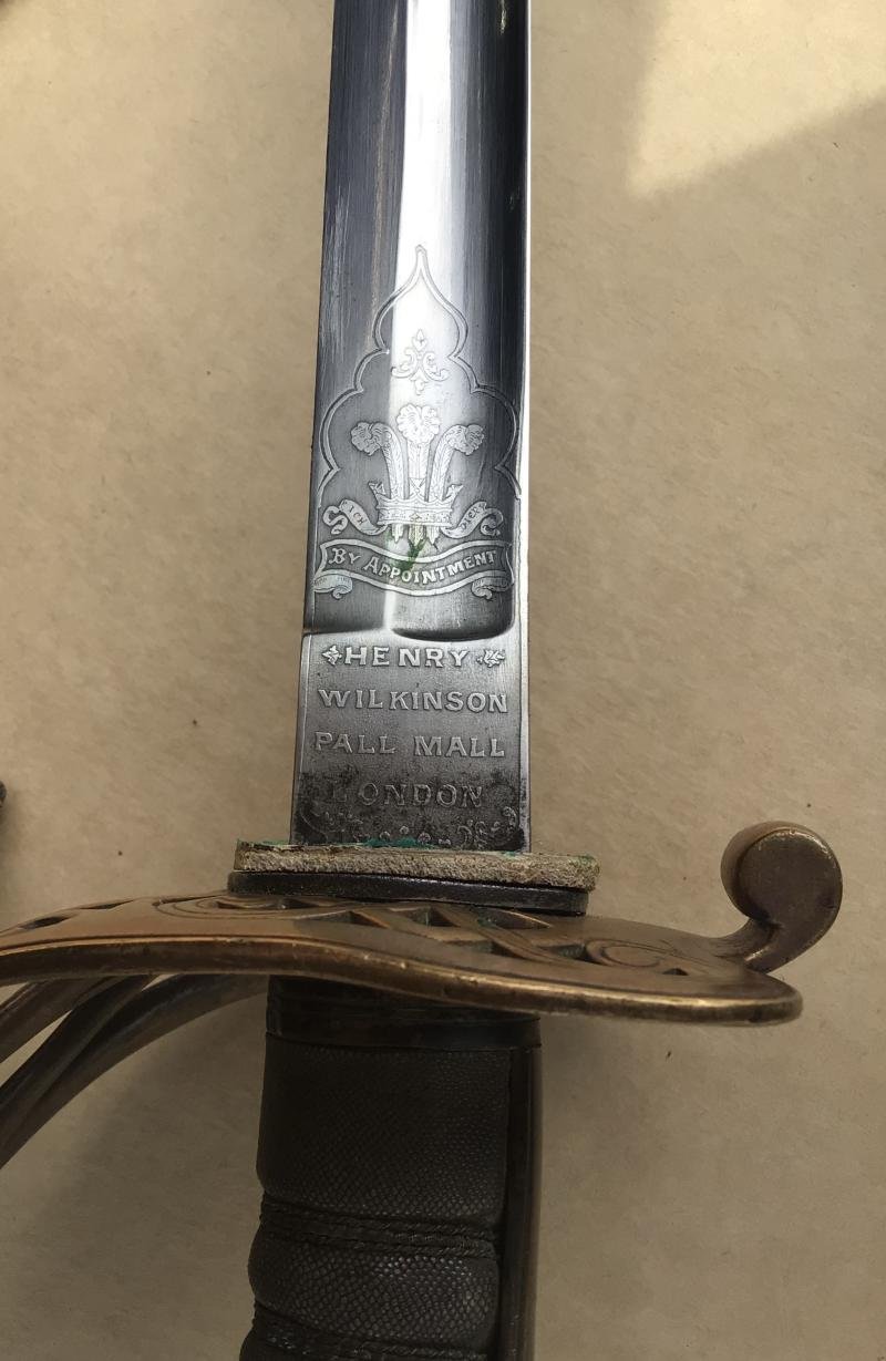 British 1845 Pattern 'Gothic Hilt' Infantry Officers Sword. — image 7